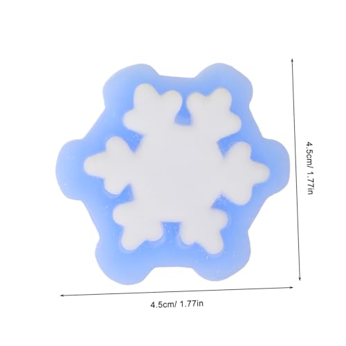 MILISTEN 40 Stück Weihnachts Schneeflocken Zappelspielzeug aus Flexiblem TPR Material Stressabbau Fingerspielzeug für Weihnachtsfeier Mitgebsel Buntes Winter für Erwachsene von Milisten
