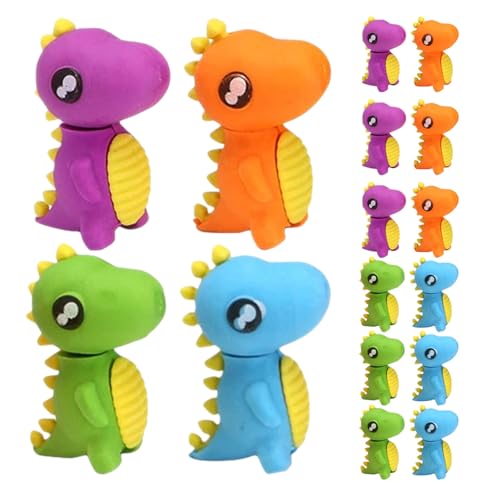 MILISTEN 48er Set Mini-Radiergummis: Niedliche Dinosaurier-Motive – Schulbedarf & Bastelzubehör – Lustige Tier-Stifte für Kinder zum Zeichnen und Spielen MILISTEN 48er Set Mini-Radiergummis: Niedliche Dinosaurier-Motive – Schulbedarf & Bastelzubehör – Lustige Tier-Stifte für Kinder zum Zeichnen und Spielen von Milisten