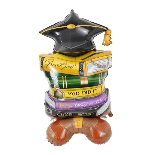 MILISTEN 4d dreidimensionales Buch Abschlussfeier Dekoration dekorative Abschlussballons Stehende Gradballons herzlichen glückwunsch grad folienballon Abschlussfeier Ballon Aluminiumfolie MILISTEN 4d dreidimensionales Buch Abschlussfeier Dekoration dekorative Abschlussballons Stehende Gradballons herzlichen glückwunsch grad folienballon Abschlussfeier Ballon Aluminiumfolie von Milisten