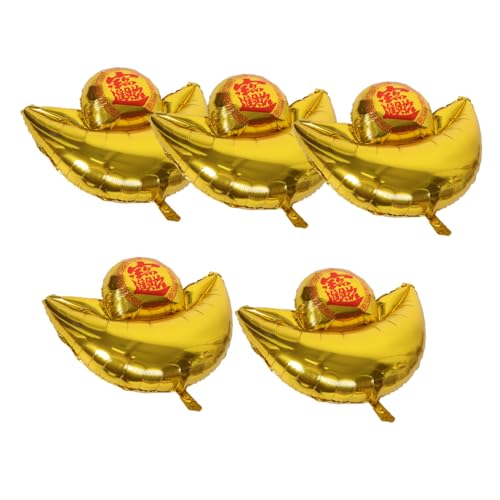 MILISTEN 5 Stück -Ballon Luftballons Glücklich umwerben Thema Party -Requisiten Partyzubehör Ballondekorationen Geburtstagsballons Dekoration Folienballon Aluminiumfolie Golden MILISTEN 5 Stück -Ballon Luftballons Glücklich umwerben Thema Party -Requisiten Partyzubehör Ballondekorationen Geburtstagsballons Dekoration Folienballon Aluminiumfolie Golden von Milisten