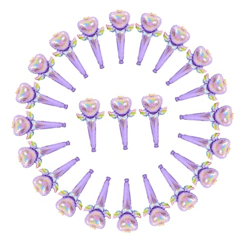 MILISTEN 50 Stück Feenstab Folienballon Handgehaltene Deko für Geburtstagsfeiern Hochzeiten und Aluminiumfolie Partyatmosphäre und Festliche MILISTEN 50 Stück Feenstab Folienballon Handgehaltene Deko für Geburtstagsfeiern Hochzeiten und Aluminiumfolie Partyatmosphäre und Festliche von Milisten