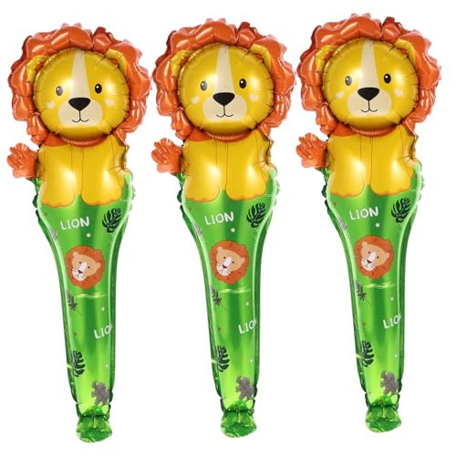 MILISTEN 50 Stück Löwenförmige Folienballons Handheld Luftballons für Geburtstagsfeiern Hochzeiten und Partydekorationen mit Einzigartigem Design für Bühnenverzierung MILISTEN 50 Stück Löwenförmige Folienballons Handheld Luftballons für Geburtstagsfeiern Hochzeiten und Partydekorationen mit Einzigartigem Design für Bühnenverzierung von Milisten