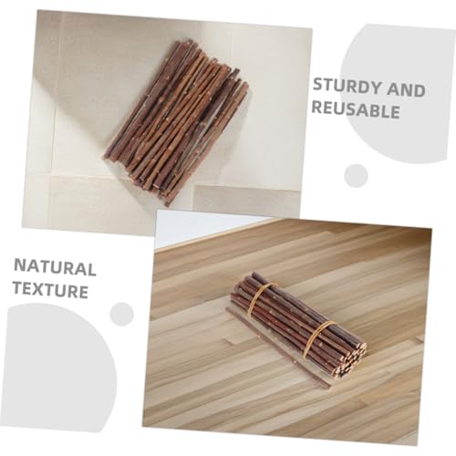MILISTEN 50 Stück Teiliges Rustikale Holzäste Stabile Naturbelassene Zweige für DIY Bastelprojekte und Dekoration Lange Holzstäbe für Kreative Wohnraumgestaltung und Fotorequisiten von Milisten