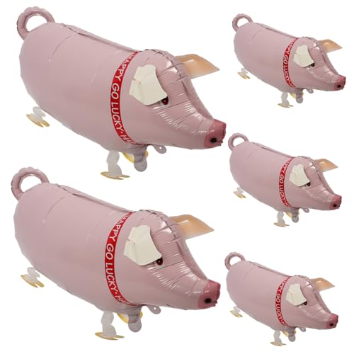 MILISTEN 5Stücke Aufblasbare Tierballons Lustige Schweineform Luftballons für Kindergeburtstage Langlebig und Leicht für Geburtstagsfeierspiele und Kreative Deko MILISTEN 5Stücke Aufblasbare Tierballons Lustige Schweineform Luftballons für Kindergeburtstage Langlebig und Leicht für Geburtstagsfeierspiele und Kreative Deko von Milisten