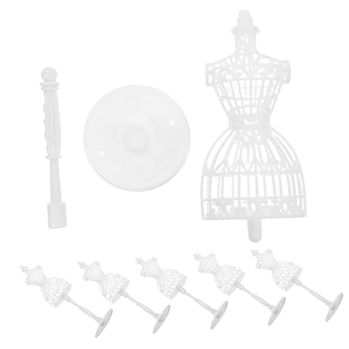 MILISTEN 6 Stück Miniatur Puppenständer Schaufensterpuppen für Kreative DIY Projekte für Mini Haus Dekoration und Hochwertige Verarbeitung und Sicheres Material Hollow Art Design für von Milisten