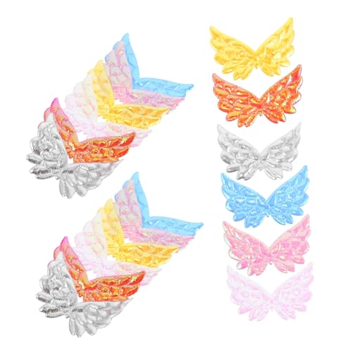 MILISTEN 70 Stück Teiliges Glänzende Engelsschwingen Aufnäher Geprägt Mini Flügel Patches für Diy Bastelprojekte Haaraccessoires Kleidung Kuchen Dekoration Rucksäcke Vielseitige Verzierung MILISTEN 70 Stück Teiliges Glänzende Engelsschwingen Aufnäher Geprägt Mini Flügel Patches für Diy Bastelprojekte Haaraccessoires Kleidung Kuchen Dekoration Rucksäcke Vielseitige Verzierung von Milisten