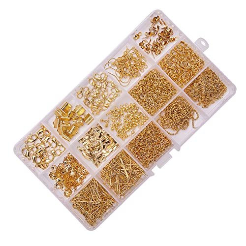 MILISTEN DIY Ohrschmuck Gold mit Langlebigen Schmuckmaterialien Transparentem Aufbewahrungsbox Vielseitig für Ohrringe Basteln Schmuck Selber Machen für Damen und Kreative MILISTEN DIY Ohrschmuck Gold mit Langlebigen Schmuckmaterialien Transparentem Aufbewahrungsbox Vielseitig für Ohrringe Basteln Schmuck Selber Machen für Damen und Kreative von Milisten