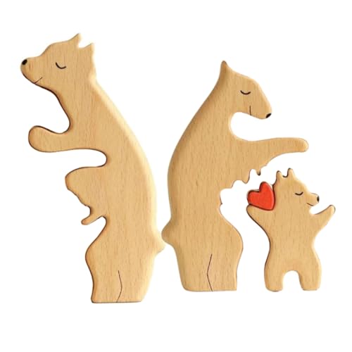 MILISTEN Diy Holz Puzzle Mutter Figuren Teiliges Rustikale Tischdekoration für Wohn und Büroumgebung aus Solidem Holz für Kreative Heimdekoration MILISTEN Diy Holz Puzzle Mutter Figuren Teiliges Rustikale Tischdekoration für Wohn und Büroumgebung aus Solidem Holz für Kreative Heimdekoration von Milisten