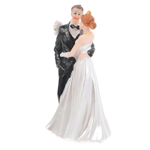 MILISTEN Hochzeitstortendekorationen Hochzeitspaar Figur Braut- Kuchendekoration Hochzeitstortenaufsatz Hochzeitsdekorationen Tortenaufsatz-Statue Tortenaufleger für die Hochzeit Harz MILISTEN Hochzeitstortendekorationen Hochzeitspaar Figur Braut- Kuchendekoration Hochzeitstortenaufsatz Hochzeitsdekorationen Tortenaufsatz-Statue Tortenaufleger für die Hochzeit Harz von Milisten