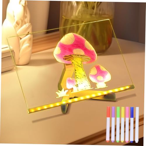 MILISTEN LED Zeichenbrett mit Farbigen Markern Wiederbeschreibbares Acryl-glühboard Leuchtendes Malpad für Kreative Zeichnungen Inklusive Ständer Leicht zu Reinigen Fördert Spielerisch MILISTEN LED Zeichenbrett mit Farbigen Markern Wiederbeschreibbares Acryl-glühboard Leuchtendes Malpad für Kreative Zeichnungen Inklusive Ständer Leicht zu Reinigen Fördert Spielerisch von Milisten