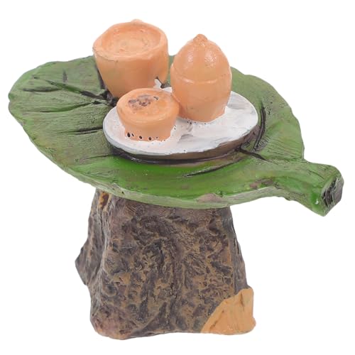 MILISTEN Miniatur Tee Tisch Modell für Kinder Spielzeug Teetisch Ornament für Puppenhaus Dekoration Kreatives Miniatur Möbel Harz Tisch für Gartendeko MILISTEN Miniatur Tee Tisch Modell für Kinder Spielzeug Teetisch Ornament für Puppenhaus Dekoration Kreatives Miniatur Möbel Harz Tisch für Gartendeko von Milisten