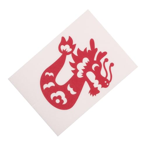 MILISTEN Neujahrsbild Vorlage Set Stempelwerkzeug Handwerk machen Stempel Handdruckwerkzeug Druckstempel aus Kunststoff DIY malerei versorgung Zeitschriftenstempelblock Plastik Weiß von Milisten
