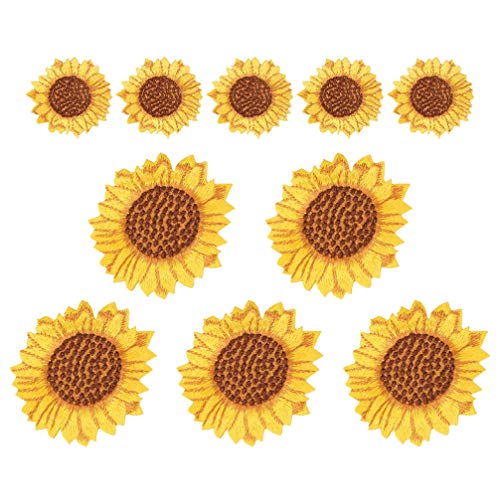 MILISTEN Sonnenblumen-Stickerei-Aufnäher zum Aufbügeln und Aufnähen für Kleidung, Jeans, Jacke, Hut, Kleid, maßgeschneiderte Rucksack-Flicken für Männer, Frauen, Jungen, Mädchen, Kinder MILISTEN Sonnenblumen-Stickerei-Aufnäher zum Aufbügeln und Aufnähen für Kleidung, Jeans, Jacke, Hut, Kleid, maßgeschneiderte Rucksack-Flicken für Männer, Frauen, Jungen, Mädchen, Kinder von Milisten