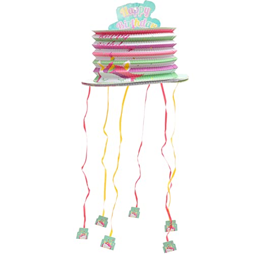 MILISTEN Unicorn Pull String Pinata Handgemachte Deko für Kindergeburtstag Leicht mit Süßigkeiten und Kleinen Spielzeugen zu Füllen für Mädchenpartys und Festlichkeiten von Milisten