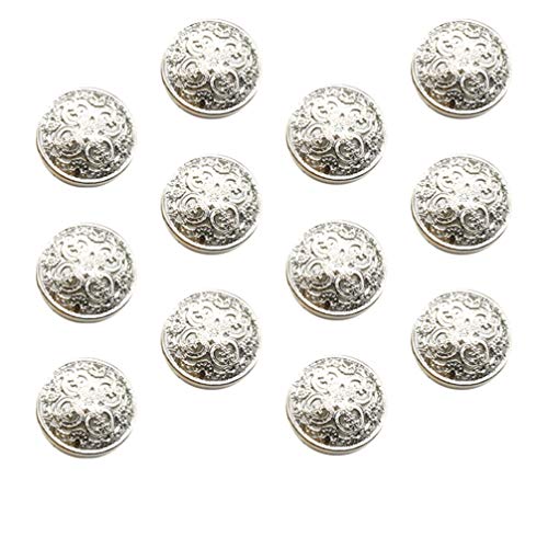 Metallschaftknöpfe 30 flache Metallknöpfe für Jacke, Hemd, Anzug, Hosen, Knöpfe, Knöpfe, zum Basteln, Knöpfe, Hellgold, 18 mm, metall, silber, 2 * 2cm Metallmantel Knöpfe Metallschaftknöpfe 30 flache Metallknöpfe für Jacke, Hemd, Anzug, Hosen, Knöpfe, Knöpfe, zum Basteln, Knöpfe, Hellgold, 18 mm, metall, silber, 2 * 2cm Metallmantel Knöpfe von Milisten
