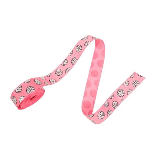 Milisten 1 Rolle dekoratives Verpackungsband Sportband Banddekoration Volleyball -Haarband bedrucktes Band Bänder zum Basteln Volleyball-Bastelband Bastelband machen Polyester Rosa Milisten 1 Rolle dekoratives Verpackungsband Sportband Banddekoration Volleyball -Haarband bedrucktes Band Bänder zum Basteln Volleyball-Bastelband Bastelband machen Polyester Rosa von Milisten