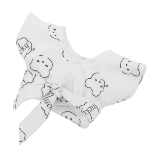 Milisten 1 Satz Babykleidung Plüschpuppenkleidung Spielzeugbekleidungszubehör Puppen-ankleidespiel Anziehspiel Für Plüschpuppen Kleidung Für Plüschtiere Ausgestopfte Bärenkleidung Stoff von Milisten