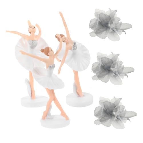 Milisten 1 Satz Ballerina Tortendeko Set Teiliges Elegantes Kuchendekorationsset mit Weißen Ballerina Figuren und Grauen Blütenblättern für Geburtstagsfeiern Hochzeiten und Besondere Milisten 1 Satz Ballerina Tortendeko Set Teiliges Elegantes Kuchendekorationsset mit Weißen Ballerina Figuren und Grauen Blütenblättern für Geburtstagsfeiern Hochzeiten und Besondere von Milisten