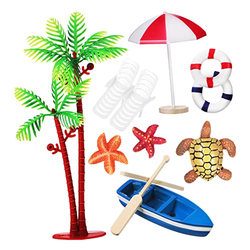 Milisten 1 Satz Dekoration Mit Strandmotiven Im Freien Stranddekor Tropischer Kuchendeckel -kuchendekorationen Party Strandhochzeitsdekor Strandthema -dekorationen Plastik 10 Stück Milisten 1 Satz Dekoration Mit Strandmotiven Im Freien Stranddekor Tropischer Kuchendeckel -kuchendekorationen Party Strandhochzeitsdekor Strandthema -dekorationen Plastik 10 Stück von Milisten