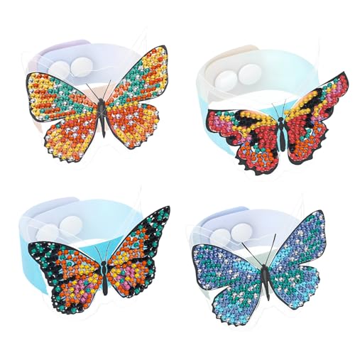Milisten 1 Satz Diamond Art Armbandset für Diy Freundschaftsarmband mit Schmetterling Komplettes Bastelset für Schmuckherstellung Harzdiamanten und Zubehör Milisten 1 Satz Diamond Art Armbandset für Diy Freundschaftsarmband mit Schmetterling Komplettes Bastelset für Schmuckherstellung Harzdiamanten und Zubehör von Milisten
