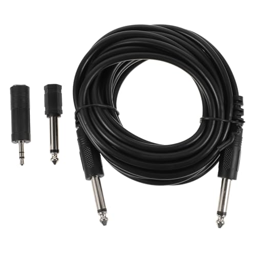 Milisten 1 Satz Guitar Audio Kabel mit Adapter Flexibles Instrumentenkabel für Gitarre Bass Mehr Stecker Schnelle Signalübertragung Einfach zu Verbinden Reparieren von Milisten
