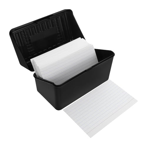 Milisten 1 Satz Karteikartenspeicherbox Karteikarteninhaber Notizblockhalter Karteikarten-organizer-etui Karteikarten-organizer-datei Notizkarten-organizer Papier Milisten 1 Satz Karteikartenspeicherbox Karteikarteninhaber Notizblockhalter Karteikarten-organizer-etui Karteikarten-organizer-datei Notizkarten-organizer Papier von Milisten