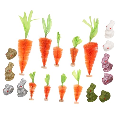 Milisten 1 Satz Osterdesktop -Ornamente Karotten-anhänger Zu Ostern Tischdekorationen Hasenstatuen Osterdekoration Karotten Glitzerkaninchen -Karotten-gartendekoration Tischhase Holz Milisten 1 Satz Osterdesktop -Ornamente Karotten-anhänger Zu Ostern Tischdekorationen Hasenstatuen Osterdekoration Karotten Glitzerkaninchen -Karotten-gartendekoration Tischhase Holz von Milisten
