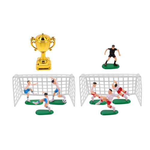Milisten 1 Satz Puppenhaus-fußballmodell Mini -fußballtore Geburtstagsfeierdekorationen Figur Tortenaufsatz Für Fußballtore Thema Miniatur Spieler Klein Plastik Wiederverwendbar Milisten 1 Satz Puppenhaus-fußballmodell Mini -fußballtore Geburtstagsfeierdekorationen Figur Tortenaufsatz Für Fußballtore Thema Miniatur Spieler Klein Plastik Wiederverwendbar von Milisten