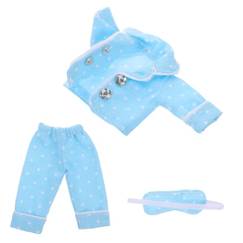 Milisten 1 Satz Puppenkleidung Nachtwäsche für Puppen Puppe verkleiden Sich Kleidung Minipuppenzubehör für Zubehör für Puppenaugenmasken Puppenpyjama zum Polyester Himmelblau Milisten 1 Satz Puppenkleidung Nachtwäsche für Puppen Puppe verkleiden Sich Kleidung Minipuppenzubehör für Zubehör für Puppenaugenmasken Puppenpyjama zum Polyester Himmelblau von Milisten