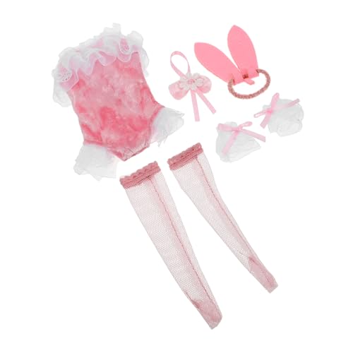 Milisten 1 Satz Puppenkleidung Puppen Accessoires Tanzkleid Puppen Lustige Puppenmode für Puppenliebhaber Kleidung für Puppen Hasenkostüm für Kleinkinder Polyester von Milisten