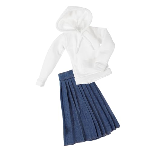 Milisten 1 Satz Puppenkleidung puppenjacke Puppen Kleidung Puppenbekleidung Puppenfreizeitkleidung Puppenmode Camisole-Outfit für Minipuppen Miniatur-Kleid- Puppen-Hoodie Stoff von Milisten