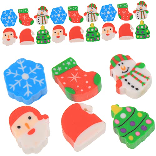 Milisten 1 Schachtel Weihnachtliche Radiergummis Set Teilig Abnutzungsresistente Multifunktionale Mini Radierer für Leicht Praktisch für Schule und Büro Niedliche Santa Claus Schneemann Milisten 1 Schachtel Weihnachtliche Radiergummis Set Teilig Abnutzungsresistente Multifunktionale Mini Radierer für Leicht Praktisch für Schule und Büro Niedliche Santa Claus Schneemann von Milisten