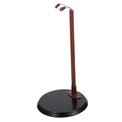 Milisten 1 Stück Holz Puppenständer Stabiler Doll Display Stand mit Breiter Basis für Kinderpuppen zum Sammeln und Ausstellen von Spielzeugfiguren Einfache Installation Perfektes für von Milisten