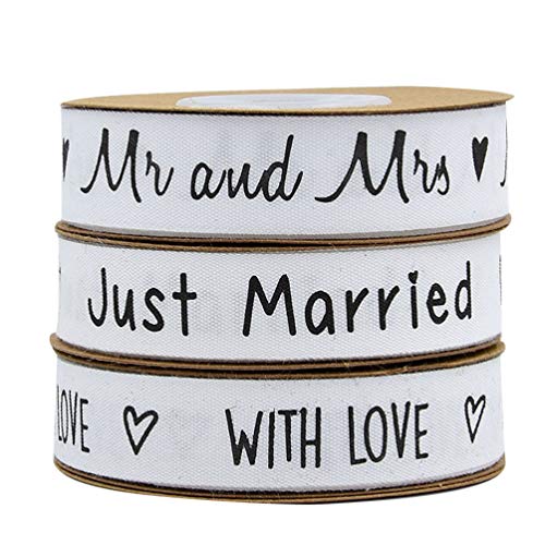 MILISTEN Baumwoll-Buchstabenbänder, Nähen, Basteln, Weihnachtsbaum-Bänder, Hochzeitsbänder, Geschenkbänder, Hochzeitsband, dekoratives Band für Schleifen, Schleifen, Rolle MILISTEN Baumwoll-Buchstabenbänder, Nähen, Basteln, Weihnachtsbaum-Bänder, Hochzeitsbänder, Geschenkbänder, Hochzeitsband, dekoratives Band für Schleifen, Schleifen, Rolle von Milisten