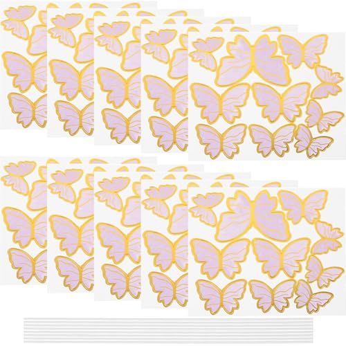 Milisten 10 Blatt Schmetterlingskuchendekoration Für Party Ein Kuchendeckel Tortenaufsatz Für Geburtstagsfeiern Erste Geburtstagsdekorationen Party-kuchen- Mini Papier Milisten 10 Blatt Schmetterlingskuchendekoration Für Party Ein Kuchendeckel Tortenaufsatz Für Geburtstagsfeiern Erste Geburtstagsdekorationen Party-kuchen- Mini Papier von Milisten