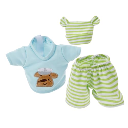 Milisten 10 Puppenkleidung Aus Vinyl Für Neugeborene Kleine Puppen Puppenkleidung Für Jungen Puppensachen Kleidung Für Kuscheltiere Baumwolle Hellgrün Milisten 10 Puppenkleidung Aus Vinyl Für Neugeborene Kleine Puppen Puppenkleidung Für Jungen Puppensachen Kleidung Für Kuscheltiere Baumwolle Hellgrün von Milisten