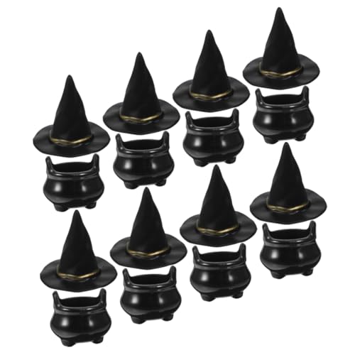 Milisten 10 Sätze Miniatur und Hexenhüte Teiliges Halloween Dekorationszubehör für DIY Projekte und Miniaturen für Kreative Bastelarbeiten und Festliche Milisten 10 Sätze Miniatur und Hexenhüte Teiliges Halloween Dekorationszubehör für DIY Projekte und Miniaturen für Kreative Bastelarbeiten und Festliche von Milisten