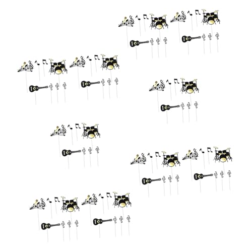Milisten 10 Sets Cupcake Topper Für Geburtstage Mottopartys Dessert Topper Musikfans Geburtstagsdekorationen Gitarren Rockmusik Konzerte Milisten 10 Sets Cupcake Topper Für Geburtstage Mottopartys Dessert Topper Musikfans Geburtstagsdekorationen Gitarren Rockmusik Konzerte von Milisten