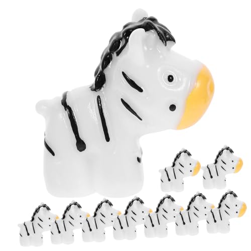 Milisten 10 Stück Dekoratives Teiliges Mini Zebra Doll für Sukkulenten Kreative Tischdekoration für Feiertage und Zuhause aus Hochwertigem Harz Geruchlos und Sicher Milisten 10 Stück Dekoratives Teiliges Mini Zebra Doll für Sukkulenten Kreative Tischdekoration für Feiertage und Zuhause aus Hochwertigem Harz Geruchlos und Sicher von Milisten