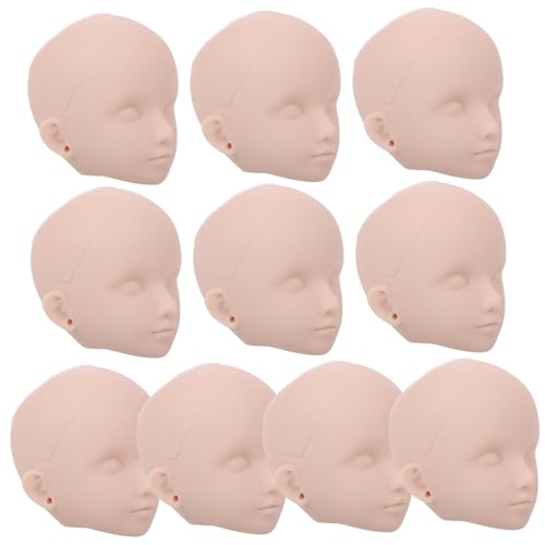 Milisten 10 Stück Make-up-puppenkopf Mini-köpfe Zum Basteln Üben Sie Make-up-Gesicht Make-up-übungsgesicht Üben Sie Das Schminken Von Puppenköpfen DIY Puppen-Make-up-Kopf Plastik Milisten 10 Stück Make-up-puppenkopf Mini-köpfe Zum Basteln Üben Sie Make-up-Gesicht Make-up-übungsgesicht Üben Sie Das Schminken Von Puppenköpfen DIY Puppen-Make-up-Kopf Plastik von Milisten