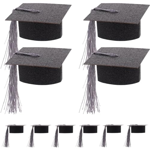 Milisten 10 Stück Party Decoration Goblet Deckel Erwachsene Abschlussdekorationen lustig familienkonferenz small favors winzige Kelchhüte Becherdeckel mit Graduierungskappe Papier Black Milisten 10 Stück Party Decoration Goblet Deckel Erwachsene Abschlussdekorationen lustig familienkonferenz small favors winzige Kelchhüte Becherdeckel mit Graduierungskappe Papier Black von Milisten