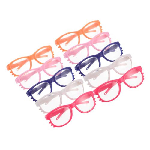Milisten 10 Stück Puppe Brille Puppe Brillengestell Für Mini-Puppen Puppe, Brille, Puppe Zubehör Für Puppenkostüme Weihnachts-fotoautomaten-Requisiten Lustige Puppenbrille Plastik Milisten 10 Stück Puppe Brille Puppe Brillengestell Für Mini-Puppen Puppe, Brille, Puppe Zubehör Für Puppenkostüme Weihnachts-fotoautomaten-Requisiten Lustige Puppenbrille Plastik von Milisten