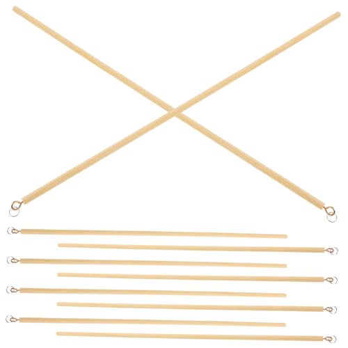 Milisten 10 Stück Schattenpuppenarm Holzstab Holzarm Schattenpuppenstab Schattenpuppenstab Zubehör Schattenpuppen Holzstab Holz Schattenpuppenarm Stab Arm Kontrollstab Beige von Milisten