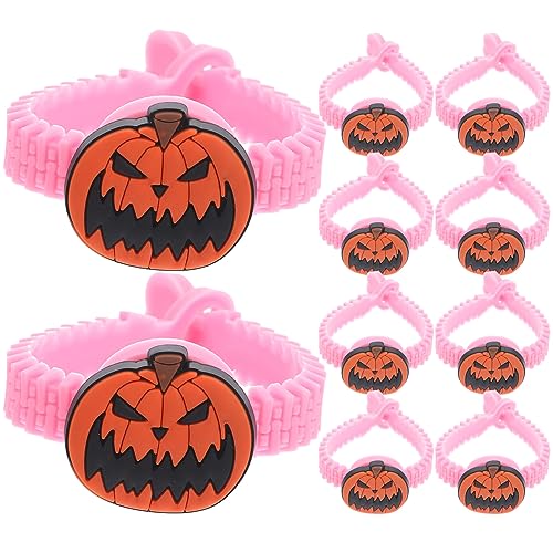 Milisten 10 Stück Teiliges Abnehmbarer Kinderarmbänder Halloween Cartoon Handgelenkband Leicht für Geeignet Partyzubehör für Halloween und Geburtstagsfeiern Milisten 10 Stück Teiliges Abnehmbarer Kinderarmbänder Halloween Cartoon Handgelenkband Leicht für Geeignet Partyzubehör für Halloween und Geburtstagsfeiern von Milisten