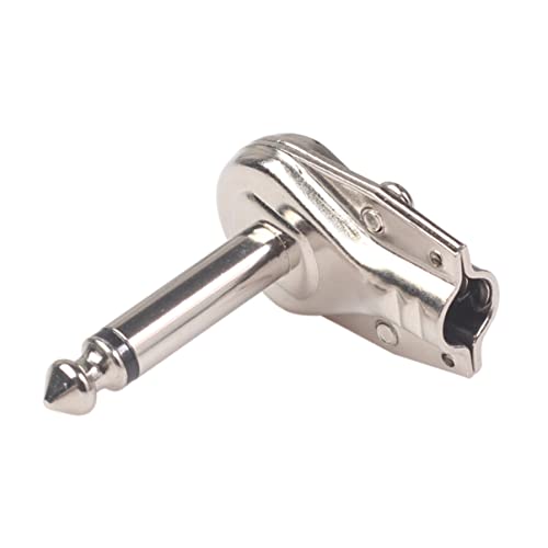 Milisten 10 Stück Teiliges Effektpedal Stecker Adapter für Gitarren Pedalboard Robuste Verbindung Platzsparendes Design für Musiker und von Gitarren Silber von Milisten