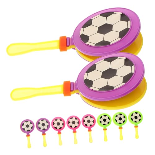 Milisten 10 Stück Teiliges Handklatscher aus Sicherem Kunststoff Bunte Fußball Partyklatscher für Festival Fußballfans und Feierlichkeiten Leicht und Tragbar als Lauter Party Lärmmacher Milisten 10 Stück Teiliges Handklatscher aus Sicherem Kunststoff Bunte Fußball Partyklatscher für Festival Fußballfans und Feierlichkeiten Leicht und Tragbar als Lauter Party Lärmmacher von Milisten