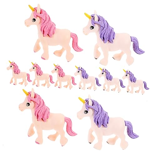 Milisten 10 Stück Teiliges Mini Einhorn Figuren Kunststoff Dekorationen für Mikrolandschaften Cake Topper und Tischdeko für Geburtstagsfeiern und Kreative DIY Projekte Milisten 10 Stück Teiliges Mini Einhorn Figuren Kunststoff Dekorationen für Mikrolandschaften Cake Topper und Tischdeko für Geburtstagsfeiern und Kreative DIY Projekte von Milisten