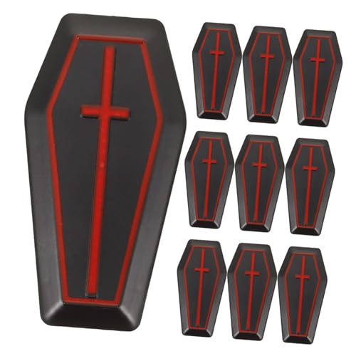 Milisten 10 Stück Teiliges Mini Sarg Set aus Kunststoff Realistische Halloween Dekoartikel Vielseitig als Partygeschenk und Prank Requisit für Süßigkeiten und Gruselige Überraschungen Milisten 10 Stück Teiliges Mini Sarg Set aus Kunststoff Realistische Halloween Dekoartikel Vielseitig als Partygeschenk und Prank Requisit für Süßigkeiten und Gruselige Überraschungen von Milisten