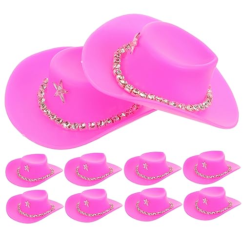 Milisten 10 Stück Teiliges Miniatur Cowboyhüte mit Strass für DIY Dekorationen Niedliche Puppenhüte für Kreative Bastelprojekte für Partys und Puppenhaus Dekoration Milisten 10 Stück Teiliges Miniatur Cowboyhüte mit Strass für DIY Dekorationen Niedliche Puppenhüte für Kreative Bastelprojekte für Partys und Puppenhaus Dekoration von Milisten