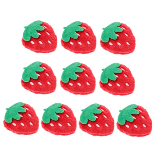 Milisten 10 Stück Teiliges Niedliche Erdbeer Applikationen Bestickte Flicken zum Aufbügeln für Kleidung Rucksäcke Hüte und Accessoires DIY Dekoration mit Weichem Plüschmaterial Milisten 10 Stück Teiliges Niedliche Erdbeer Applikationen Bestickte Flicken zum Aufbügeln für Kleidung Rucksäcke Hüte und Accessoires DIY Dekoration mit Weichem Plüschmaterial von Milisten